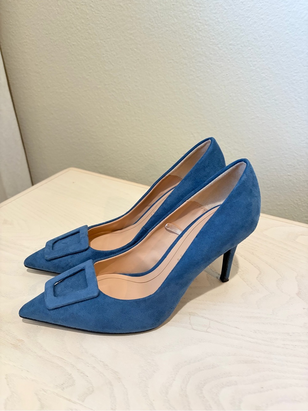 Zara Blue Heels - Women Size 36